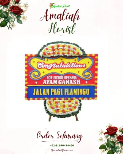 Bunga Papan Congratulation di Ngalau